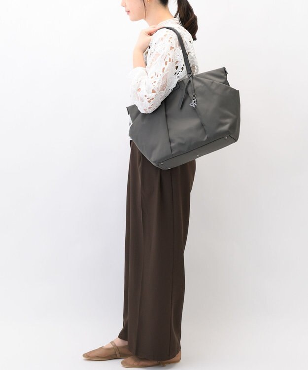 ACE BAGS & LUGGAGE W&.Day/Night スック トートバッグ A4 11.0インチタブレット 15186 ダブルアンドデイナイト ダークグレー