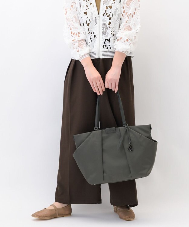 ACE BAGS & LUGGAGE W&.Day/Night スック トートバッグ A4 11.0インチタブレット 15186 ダブルアンドデイナイト ダークグレー