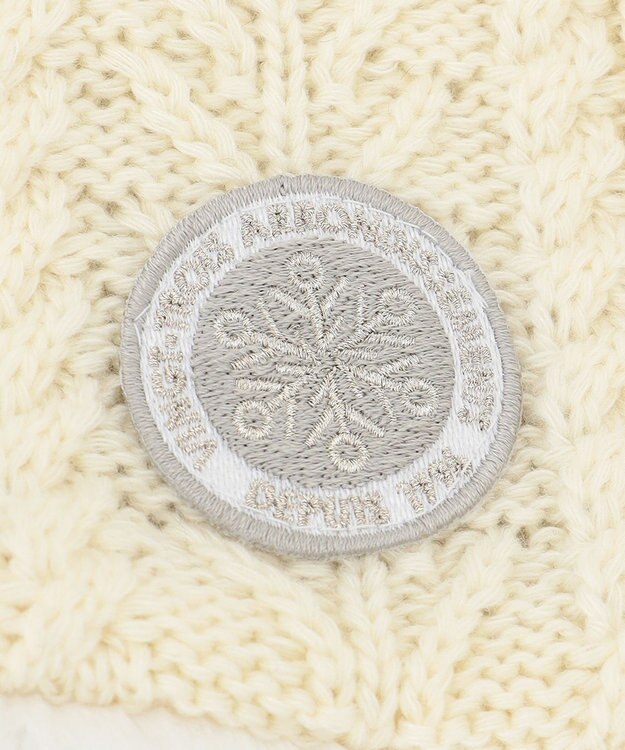 23区GOLF ギフトにも最適！【WOMEN】ニット ネックウォーマー ホワイト系