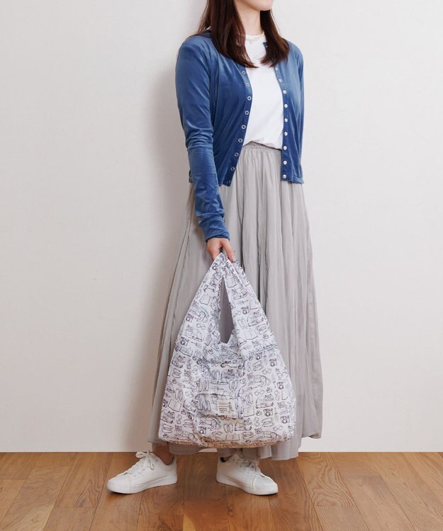 ACE BAGS & LUGGAGE 【折り畳み】 HAyU × ace. マルシェバッグ エコバッグ 猫柄 23L 17871 トラベル