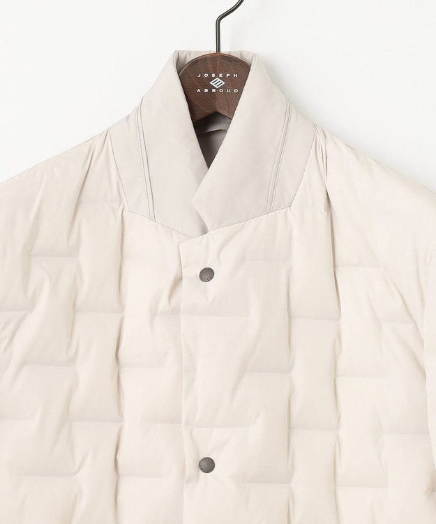 JOSEPH ABBOUD 【3WAY/撥水/INフード/ダウンライナー付】 3WAY高機能ダウンコートインターレースメモリーダウン ライトグレー系