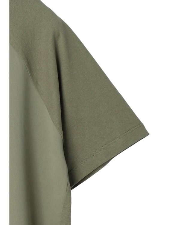 Green Parks 前ゴムドッキングカットプルオーバー Light Khaki