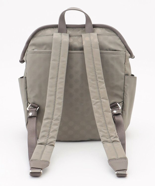 Y'SACCS Polka Dots　パイピングポケットコンパクトリュック グレージュ