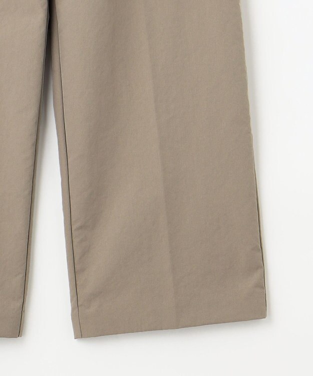 ANY 【吸水速乾/イージーケア/ストレッチ/ウエストゴム/洗濯機可能】ドライチノタックパンツ ライトモカ