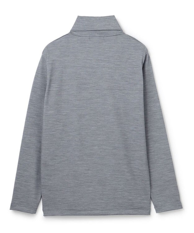 JOSEPH HOMME ウールジャージーウォッシャブル　タートルネック ライトグレー系