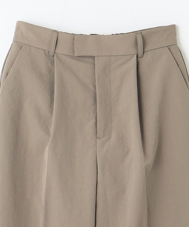 ANY 【吸水速乾/イージーケア/ストレッチ/ウエストゴム/洗濯機可能】ドライチノタックパンツ ライトモカ