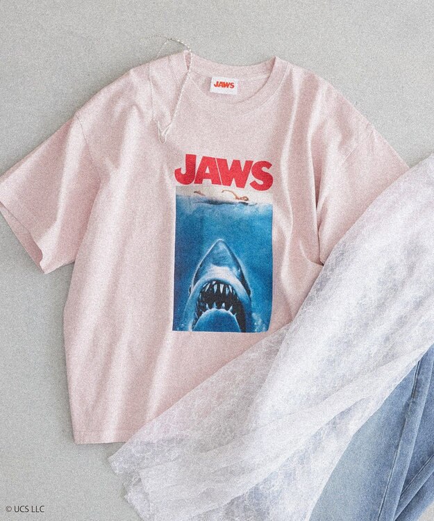 AMERICAN HOLIC 【JAWS】ピグメントTシャツ Light Pink