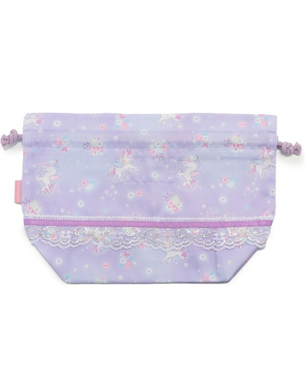 Mother garden マザーガーデン ユニコーン ランチ巾着 《フラワー柄》 フラワー柄