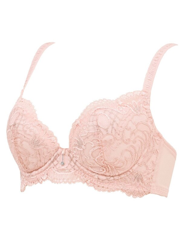 BRADELIS New York 【BRADELIS New York/ 育乳ブラ・STEP2 寄せる】ベルステップ2ブラ24A2 補正ブラ 谷間を作るブラジャー CA124309 ピンク