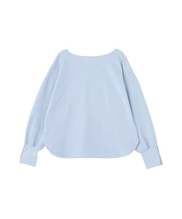 Green Parks パールスリーブカットプルオーバー Sax