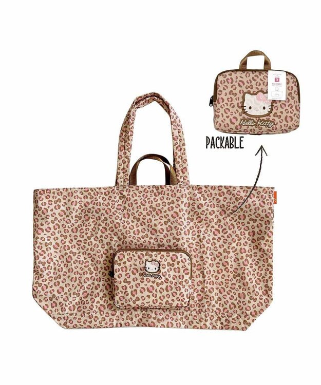 ROOTOTE 8396【サンリオ】 IP.マキシ.パッカブル..ハローキティ-A 03：レオパード