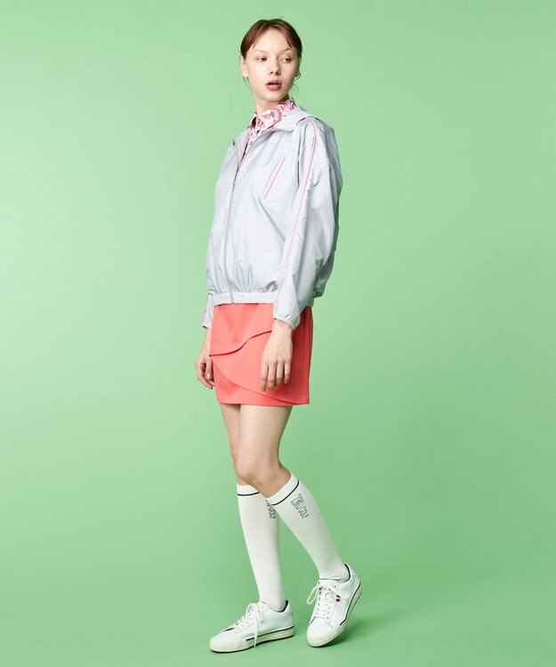 23区GOLF 【WOMEN】【撥水】ブライトタフタ ブルゾン ライトグレー系