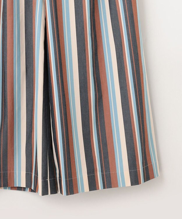 NAVE 【Nave 　洗える】ワイドストライプ　パンツ ネイビー系1