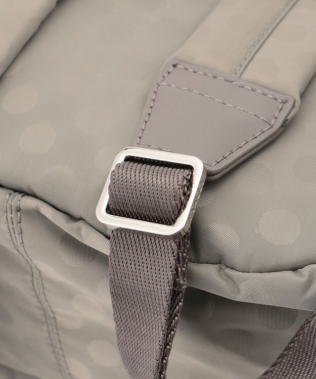 Y'SACCS Polka Dots　パイピングポケットコンパクトリュック グレージュ