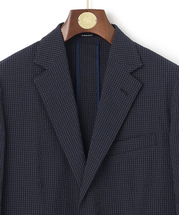 J.PRESS MEN トラベラーズシアサッカージャケット ネイビー系3