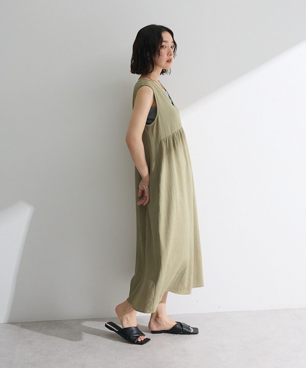 Green Parks ５ＷＡＹノースリーブワンピース Khaki
