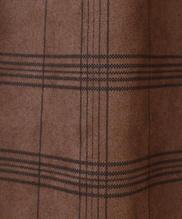 Green Parks ・ＥＬＥＮＣＡＲＥ　ＤＵＥ　チェックナロースカート Mocha