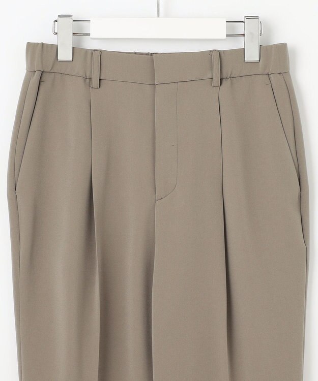 自由区 L 【19号サイズまで展開・カタログ掲載・セットアップ対応】トリアセダブルクロステーパード パンツ モカ