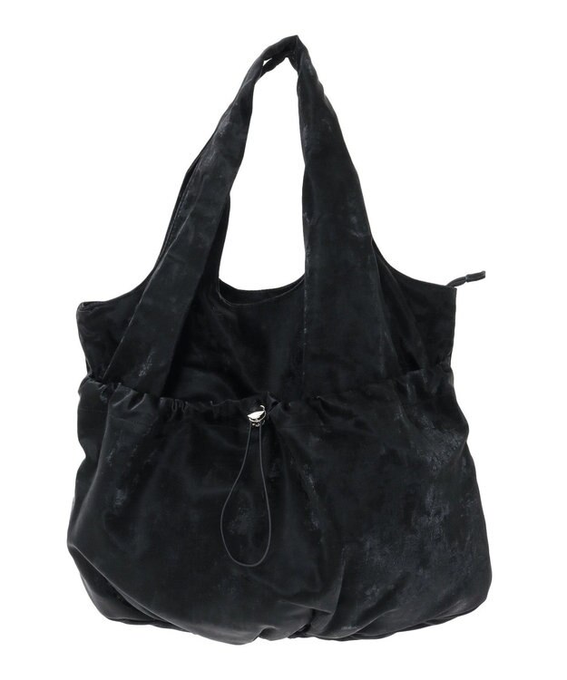 Green Parks ａｎｄｍｉｋｋａ．合皮ドロストバルーンバック Black