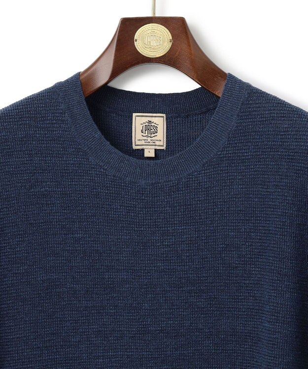 J.PRESS MEN 【WEB・一部店舗限定】ニットTシャツ ネイビー系