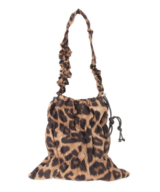 YECCA VECCA 【CONTROL FREAK】ギャザー2WAYバッグ Leopard