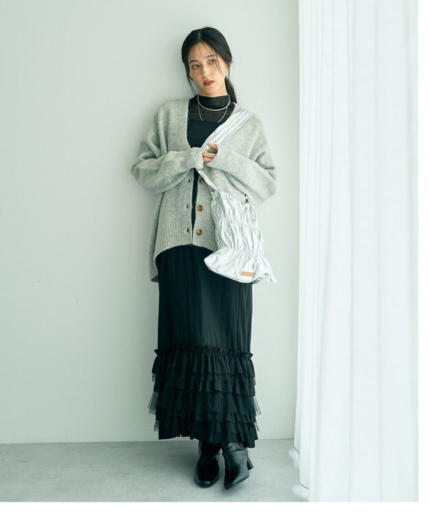 YECCA VECCA 【CONTROL FREAK】ギャザー2WAYバッグ Silver