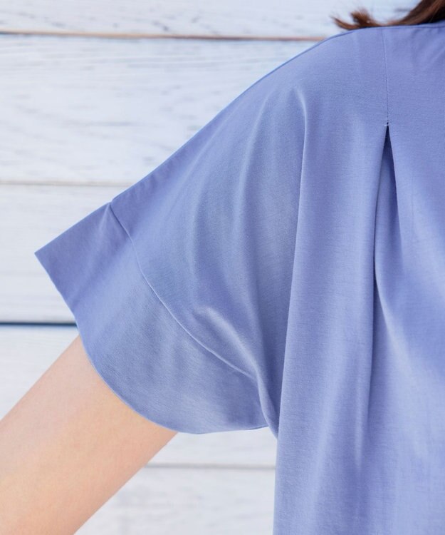 Tiaclasse 【洗える】バイオシルケットカットソープルオーバー サックス