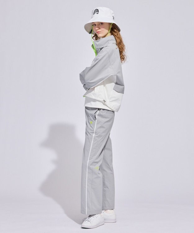 PW CIRCULUS 【花粉がつきにくい】【WOMEN】セミワイドパンツ ゴルフウェア レディース グレー系