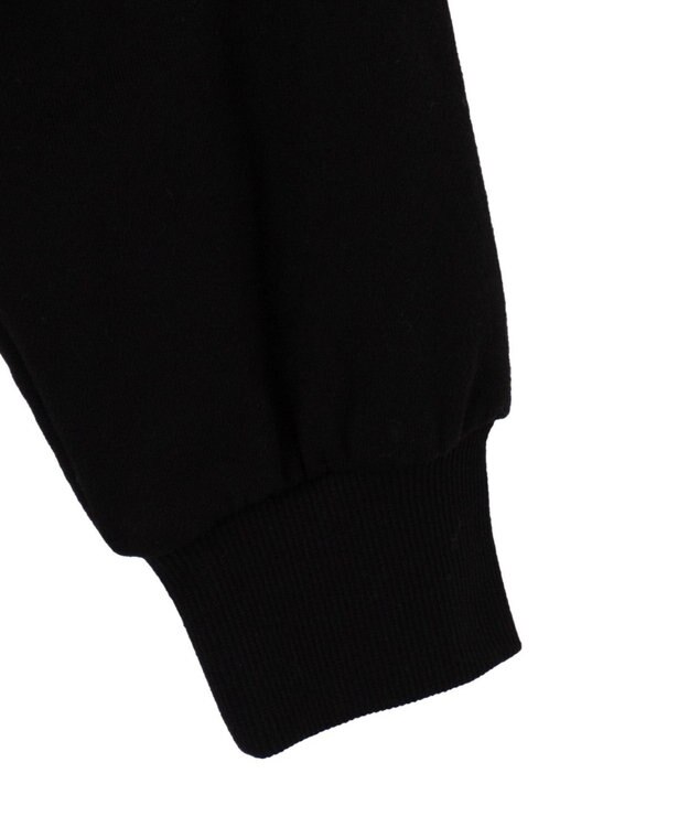 WEGO ラインストーンショートプルパーカー ブラック