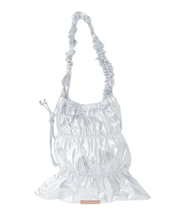 YECCA VECCA 【CONTROL FREAK】ギャザー2WAYバッグ Silver