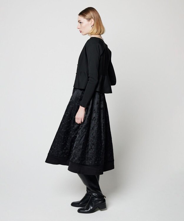 TOCCA 【洗える！】GARDEN DEW カーディガン ブラック系