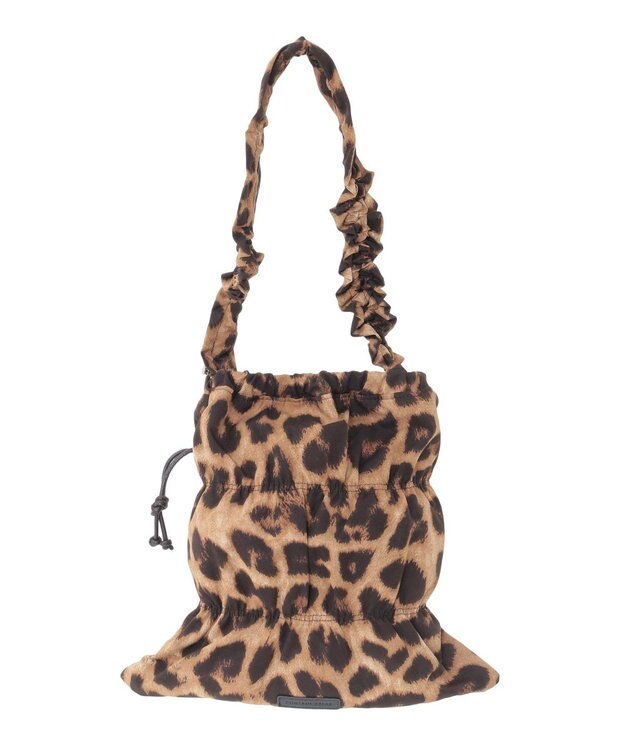 YECCA VECCA 【CONTROL FREAK】ギャザー2WAYバッグ Leopard