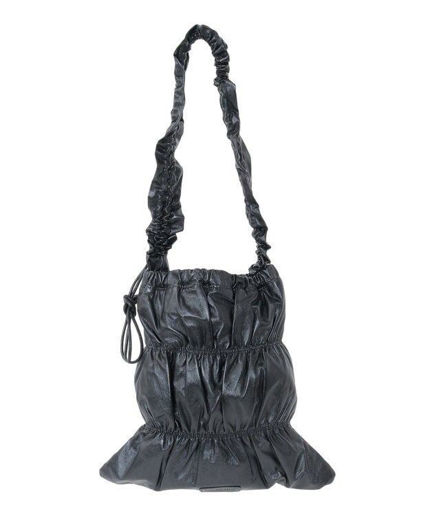 YECCA VECCA 【CONTROL FREAK】ギャザー2WAYバッグ Black