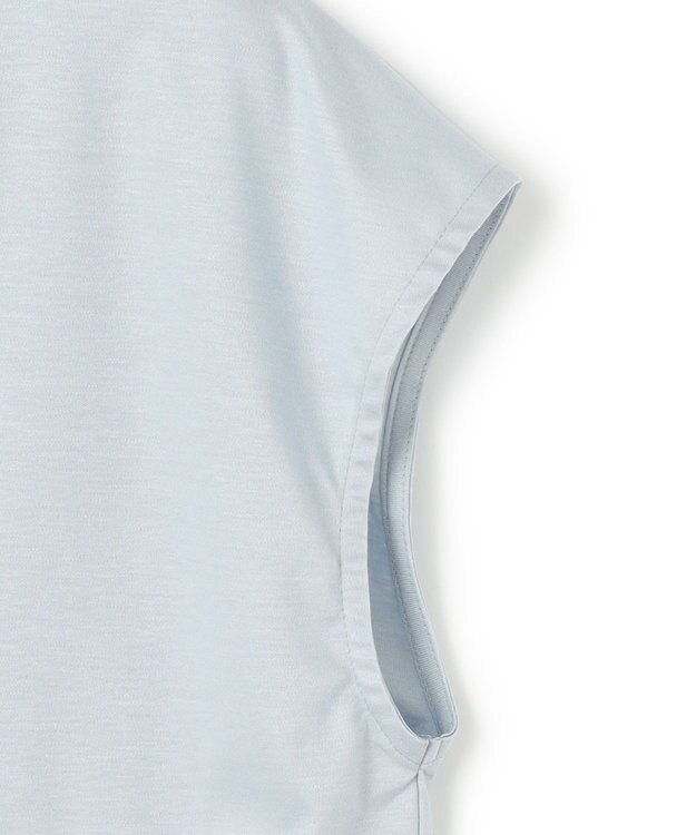 BEIGE， 【WEB限定】AUBIN / バイカラートップス Sax × White