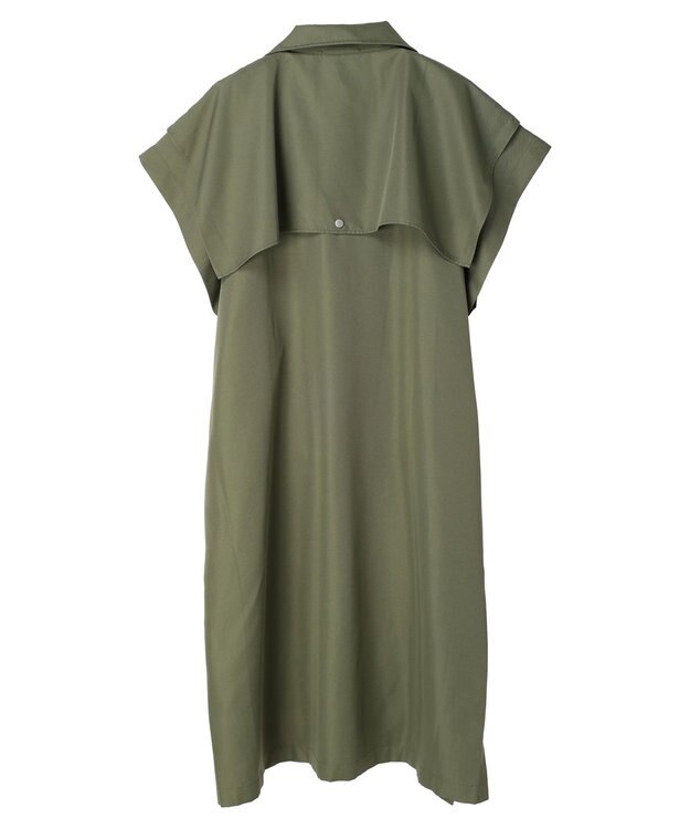 Green Parks ・ＥＬＥＮＣＡＲＥ　ＤＵＥ　トレンチロングベスト Khaki