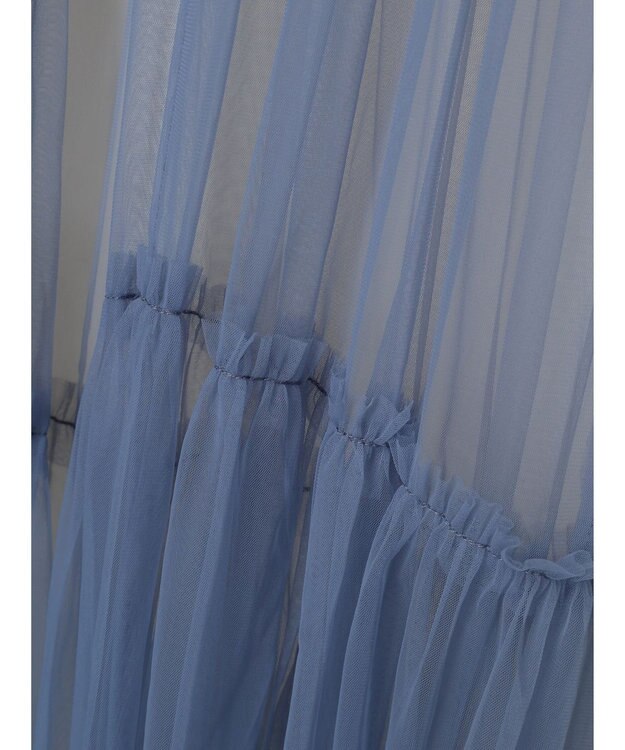 Green Parks ・ＥＬＥＮＣＡＲＥ　ＤＵＥ　２ｗａｙチュールキャミワンピ Blue