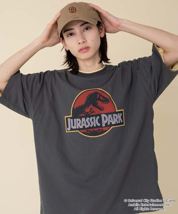 WEGO 【ユニセックス着用ITEM/SMLサイズ展開】JURASSIC　PARKグラフィックT（S） 柄2