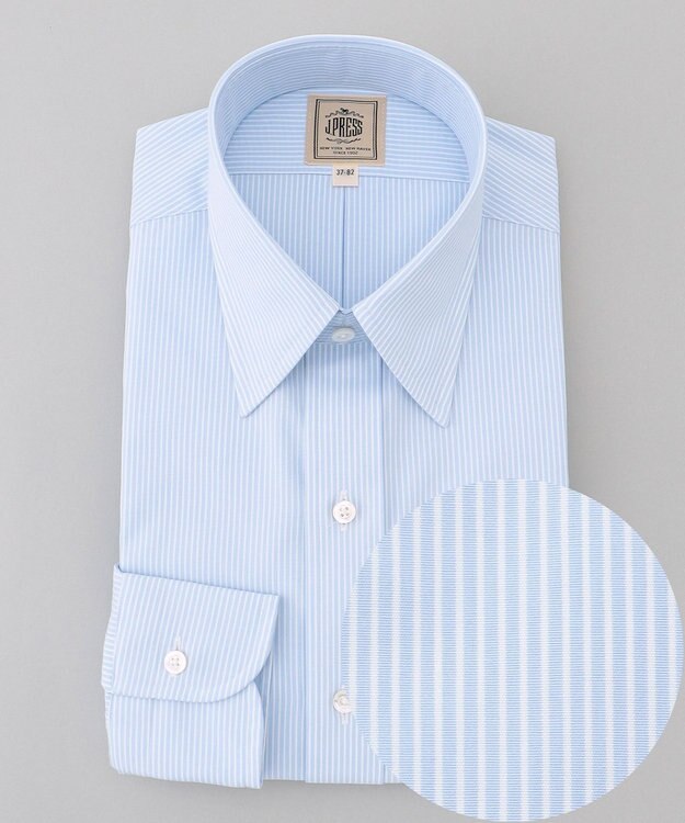 J.PRESS MEN 【Single Needle Tailoring / 形態安定】ベンガルストライプ シャツ/レギュラーカラー