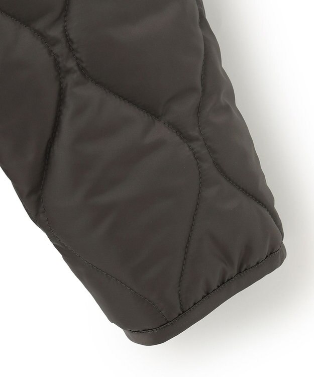 23区 L 【洗える】中綿キルティング ショート ブルゾン スレートグレー