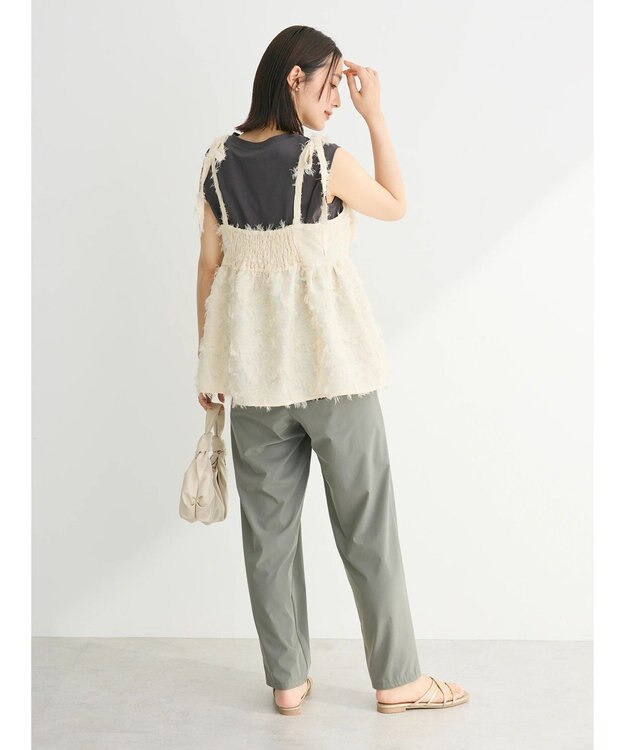 Green Parks ・ＥＬＥＮＣＡＲＥ　ＤＵＥ　ジャカードキャミ Beige