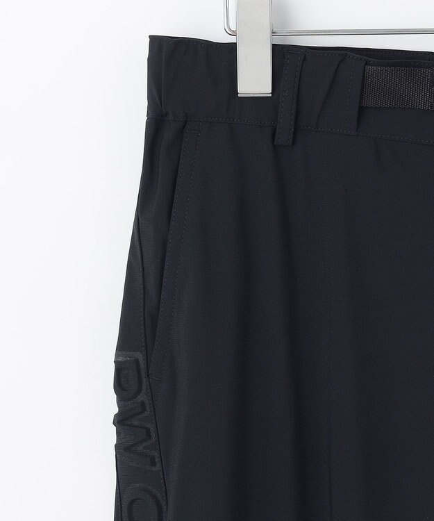 PW CIRCULUS 【MEN】【ストレッチ】 サイドロゴ ベルト パンツ ブラック系