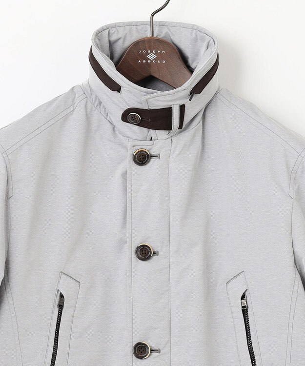 JOSEPH ABBOUD 【3WAY/撥水/INフード/ダウンライナー付】 3WAY高機能ダウンコートインターレースメモリーダウン ライトグレー系