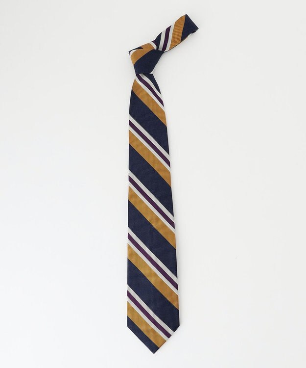 J.PRESS MEN 【STRUCTURE MIX COLLECTION】ストラクチャーミックス ネクタイ ネイビー系2