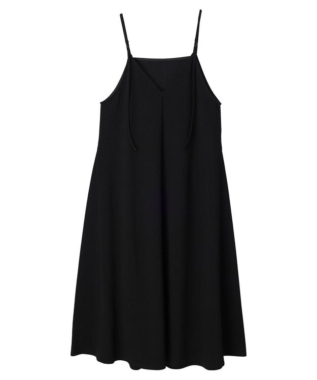 Green Parks BEST PRICE 前後２ｗａｙカットリブキャミワンピース Black