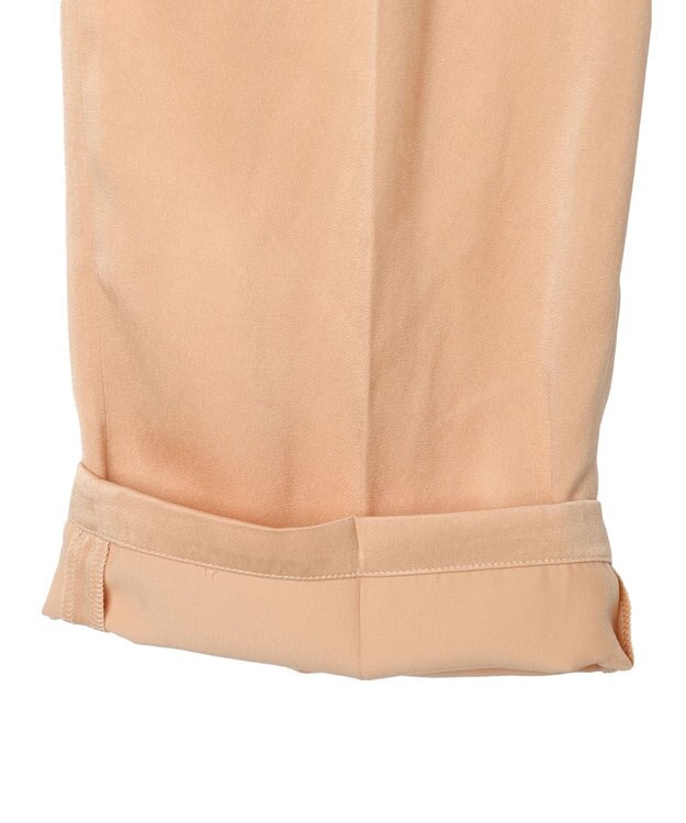 Green Parks つやサテンイージーパンツ Salmon Pink