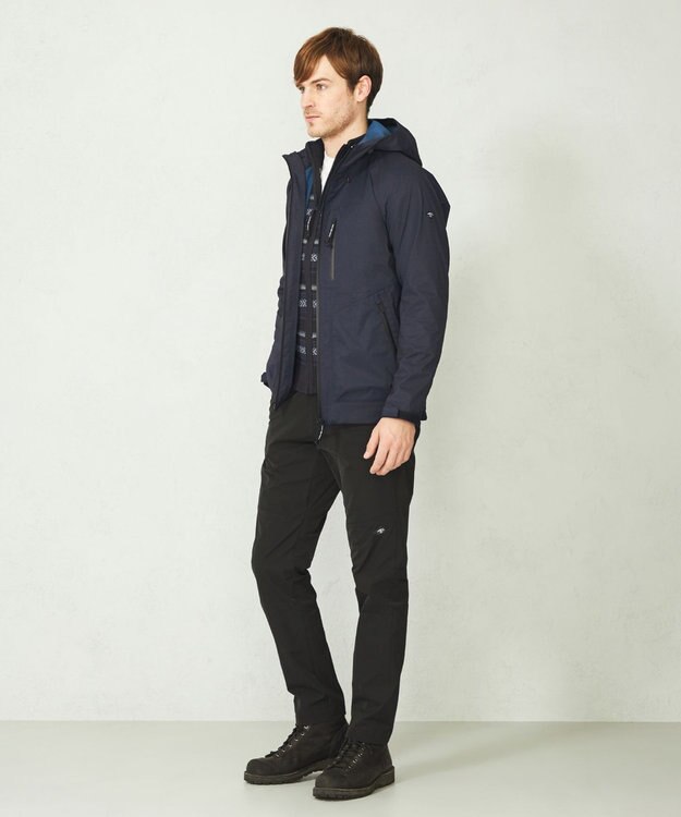 JOSEPH ABBOUD MOUNTAIN 【UNISEX】ECO撥水 マウンテンパーカー ネイビー系