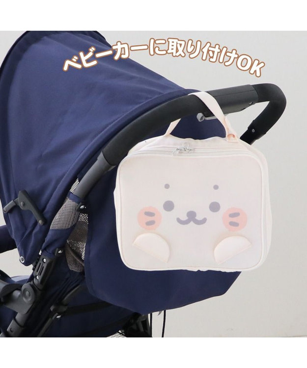 しろたん 顔ぼん ポーチLサイズ おむつポーチ / Mother garden