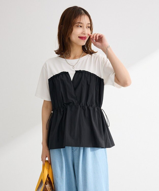 Green Parks ビスチェドッキングカットプルオーバー Black
