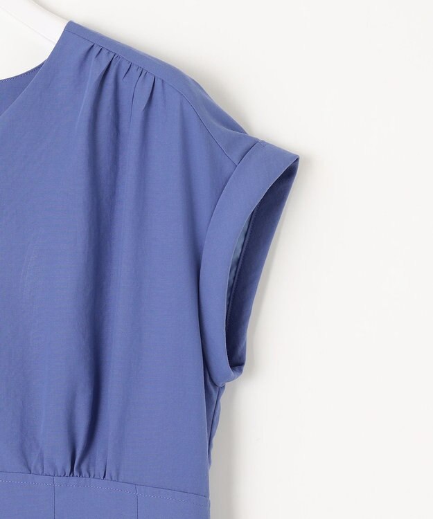 ANY SIS L 【撥水・UVカット・速乾】ハイウエスト ワンピース ブルー