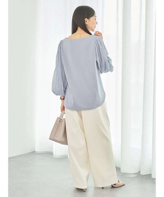 earth music&ecology マジョリカプリーツプルオーバー Sax